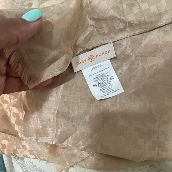 Tory Burch Light Brown Scarf - Picture 3 of 12